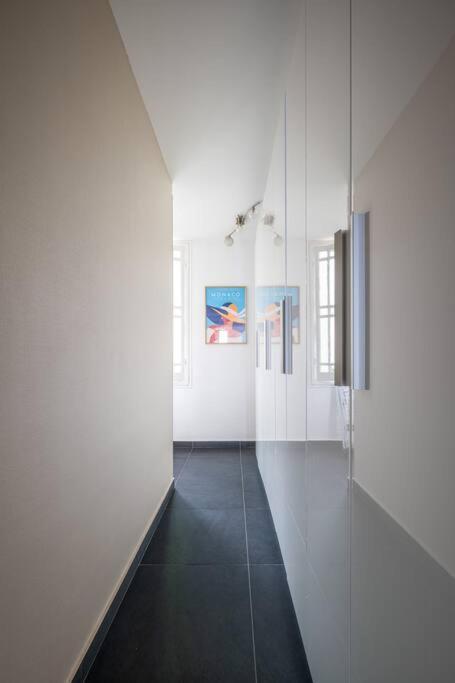Ferienwohnung Le Balcon De La Baie Des Anges Nizza Exterior foto